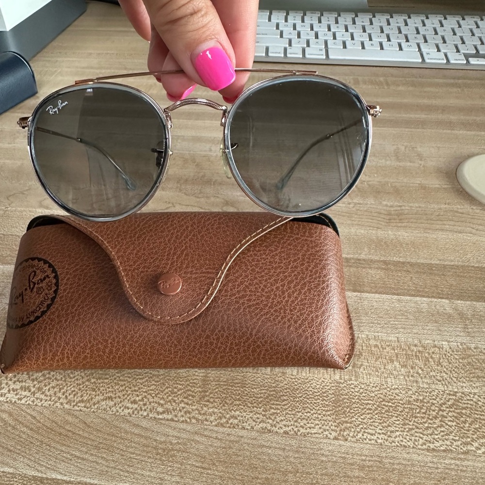 Ray-Ban Round Double Bridge Sunglasses